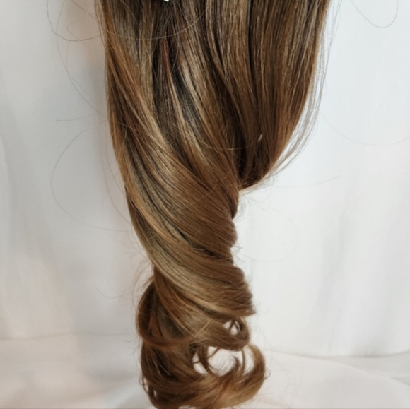 NEW! 14" HIARA HALO HAIR EXTENSIONS Auburn/Brown invisible wire, seamless - Picture 6 of 6